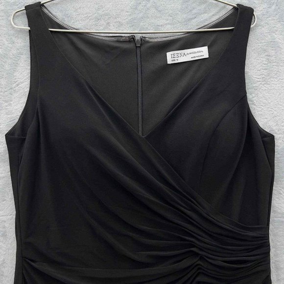 MAC DUGGAL IEENA Faux Wrap Thigh High Slit V-Neck Sleeveless Gown Size 12 0071 - Picture 4 of 11